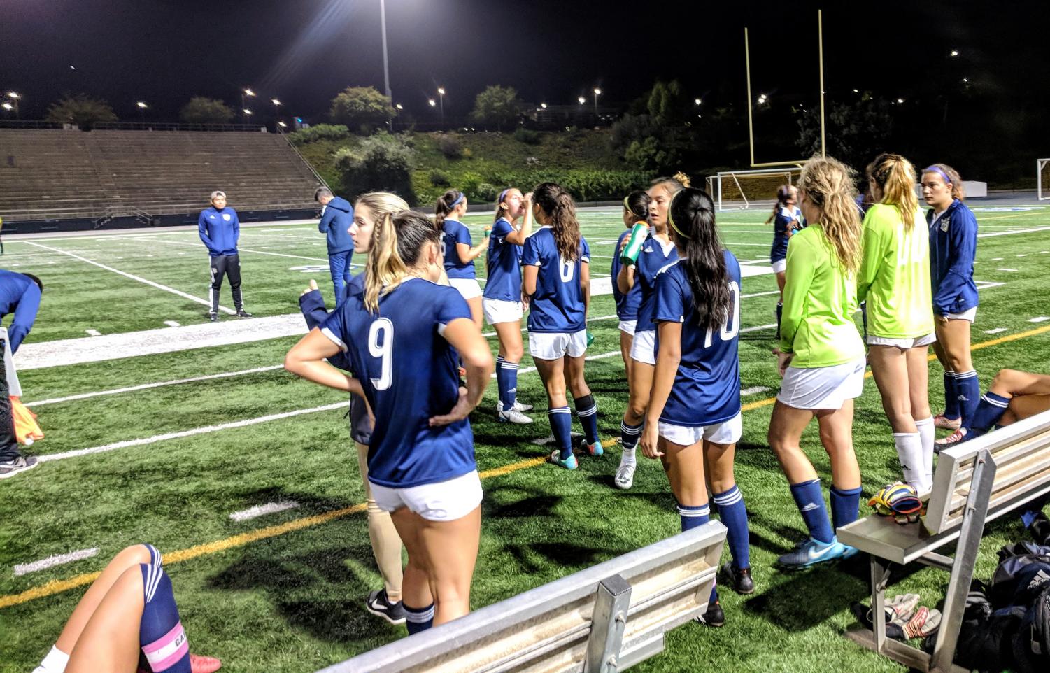Female Soccer Mesa Olympians Endure Bruising 0 2 Home Loss In Battle With Southwestern The 