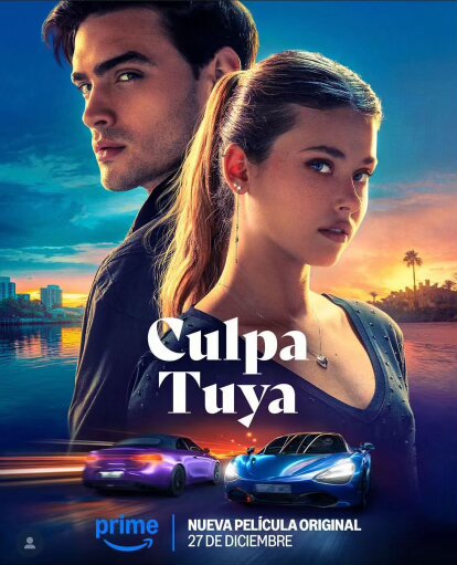 The movie poster of the second movie in the Culpa Mia series. Courtesy of Primevideoes on Instagram. 