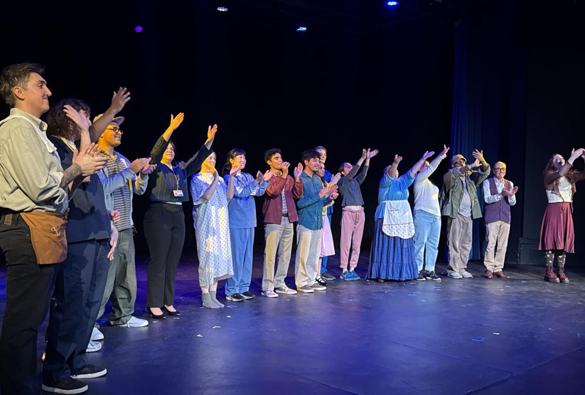 Actors and production members taking their final bow at the "New Play Festival"